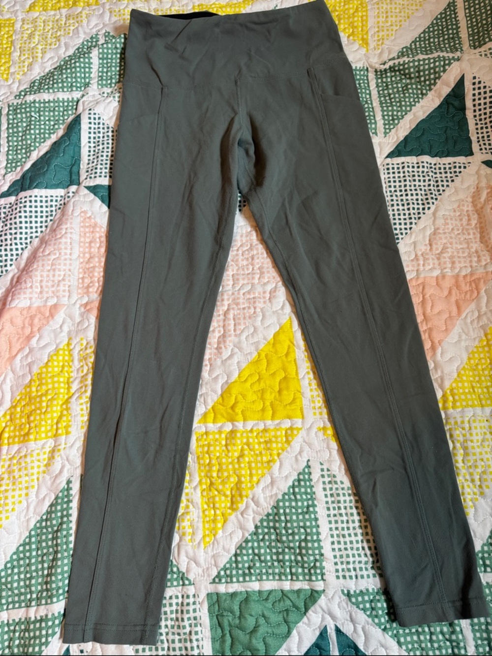 Tuff Athletics Saje Green High-Waist Leggings